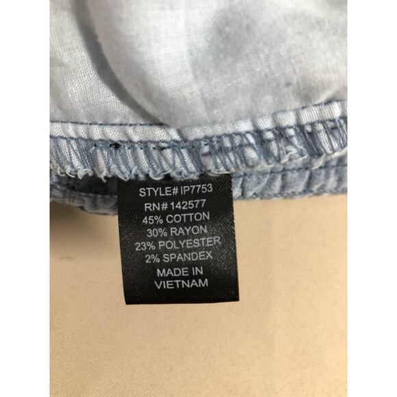 Iris Romper Jumper Size SM Shortalls Blue Sweetheart Neckline 2 Pockets Smoked - Picture 5 of 6